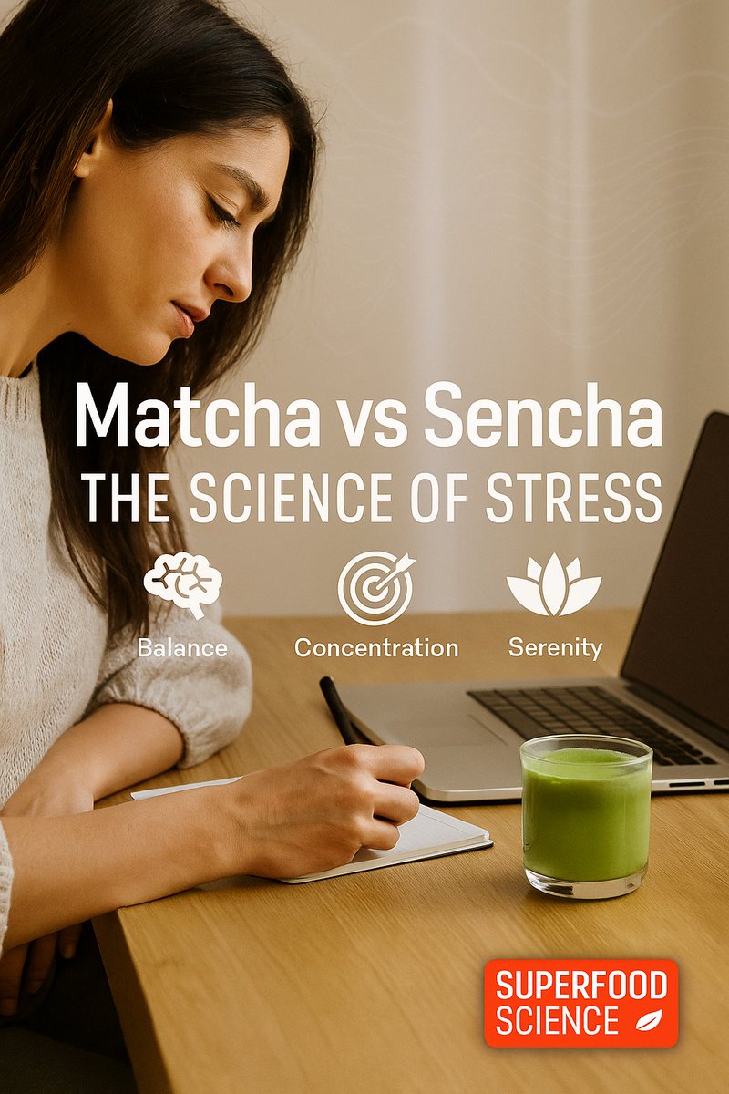 superfodscience's tweet photo. Stress relief in a cup? 🍵
Matcha vs Sencha — which green tea supports focus and calm better?

👉 Explore the science of stress in our new blog.
https://t.co/lGkUG76rRb

#MatchaVsSencha #GreenTeaForStress #MatchaBenefits #StressReliefTea #Ltheanine #TeaScience #MindfulFocus https://t.co/jFiN7J32SO