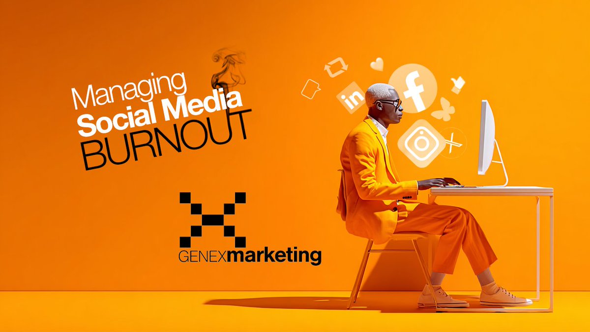 💭 Managing Social Media Burnout
In our latest blog, we share how to build a manageable strategy that actually works, why less can be more, and how paid promotion can help you get better results without burning out.
🔗 Read more: genexmarketing.com/2025/11/07/man…