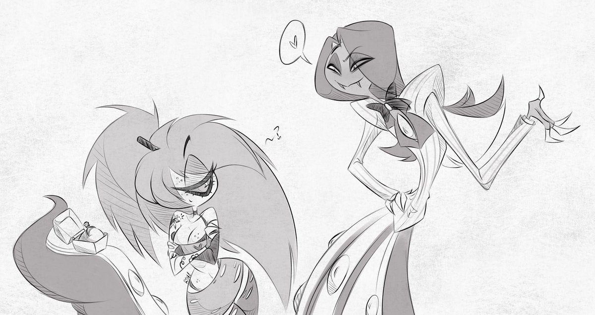 Cycoriot's tweet photo. 💍 Fight me. Fight me for the rest of our lives. #sirpentious #cherribomb #hazbinhotel #cherrisnake #cherrysnake #sirbomb https://t.co/tnoeHujfSz