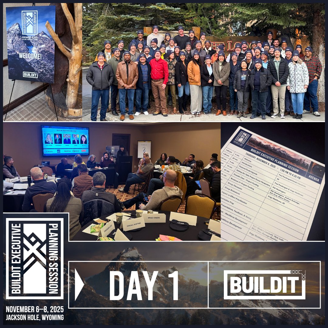 Day One of BuildIT’s National Strategic Planning Session at The Lodge in Jackson Hole, WY, focused on a range of topics including Project Funding from the perspective of public agencies, design/consulting firms, general and specialty contractors.
