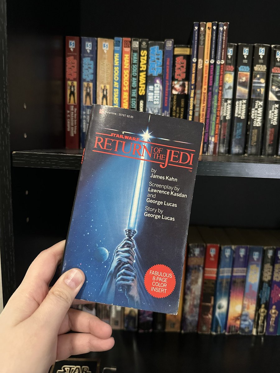 And now I have all the original novelizations.

It’s like I can do a weekly reading challenge or something with all these Star Wars books I have.

👀