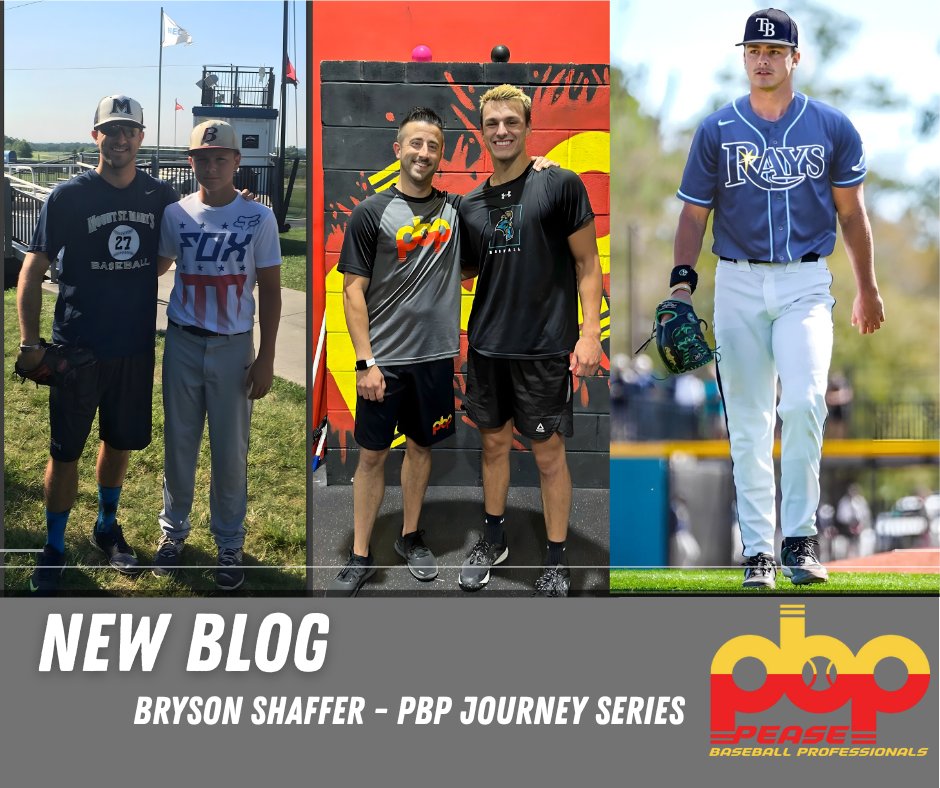 PeaseBaseball's tweet image. 🚨 NEW BLOG — #PBPJourneySeries

From 86 to 94 mph. 💪
Meet Bryson Shaffer, LHP for the Tampa Bay Rays.

“I became the first in every mile run, the first to lift, the last to leave… I became a machine.” — Bryson Shaffer

👉 peasebaseball.com/blog/

#TampaBayRays