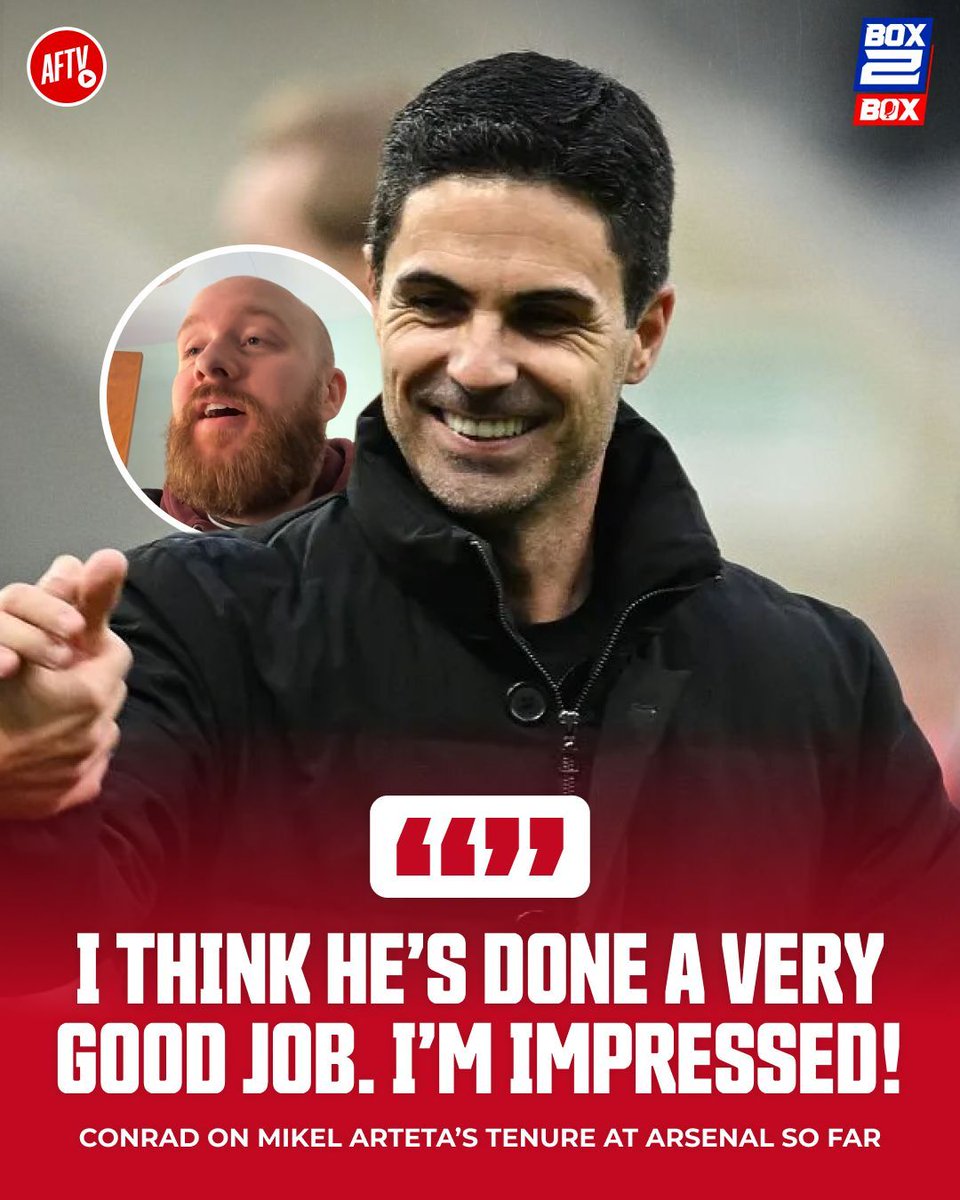 AFTVMedia's tweet image. Mikel Arteta has transformed this club — 𝐚 𝐭𝐢𝐭𝐥𝐞 𝐭𝐡𝐢𝐬 𝐬𝐞𝐚𝐬𝐨𝐧 𝐰𝐨𝐮𝐥𝐝 𝐛𝐞 𝐭𝐡𝐞 𝐩𝐞𝐫𝐟𝐞𝐜𝐭 𝐫𝐞𝐰𝐚𝐫𝐝 𝐟𝐨𝐫 𝐡𝐢𝐬 𝐛𝐫𝐢𝐥𝐥𝐢𝐚𝐧𝐭 𝐰𝐨𝐫𝐤! 👏🔥

#Box2Box