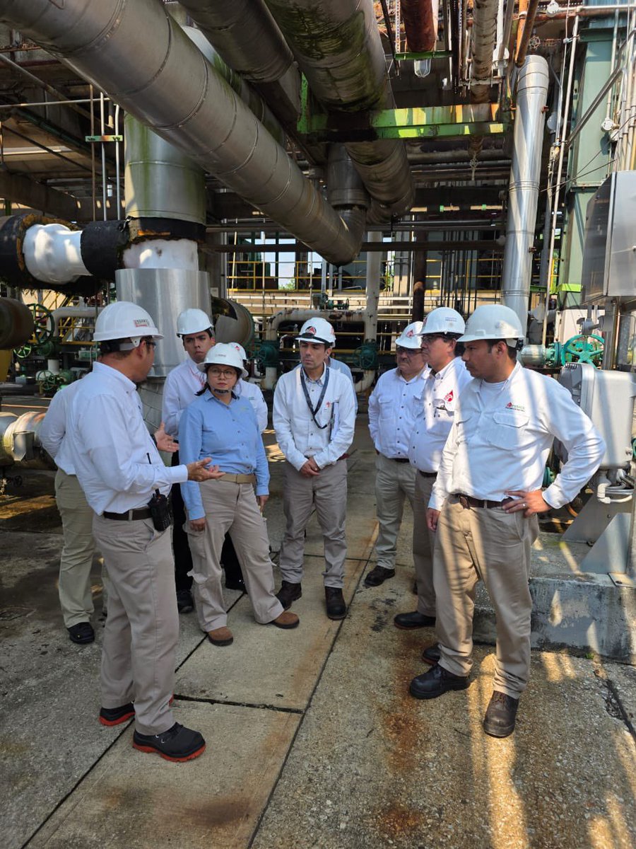 CONUEE_mx's tweet photo. Del 4 al 7 de noviembre personal de la Conuee realizó la auditoría al SGEn en el Complejo Procesador de Gas Ciudad Pemex, destacando el compromiso de su equipo con la mejora continua del desempeño energético.
#EficienciaEnergética #Pemex #SGEn https://t.co/uArqFi5ntU