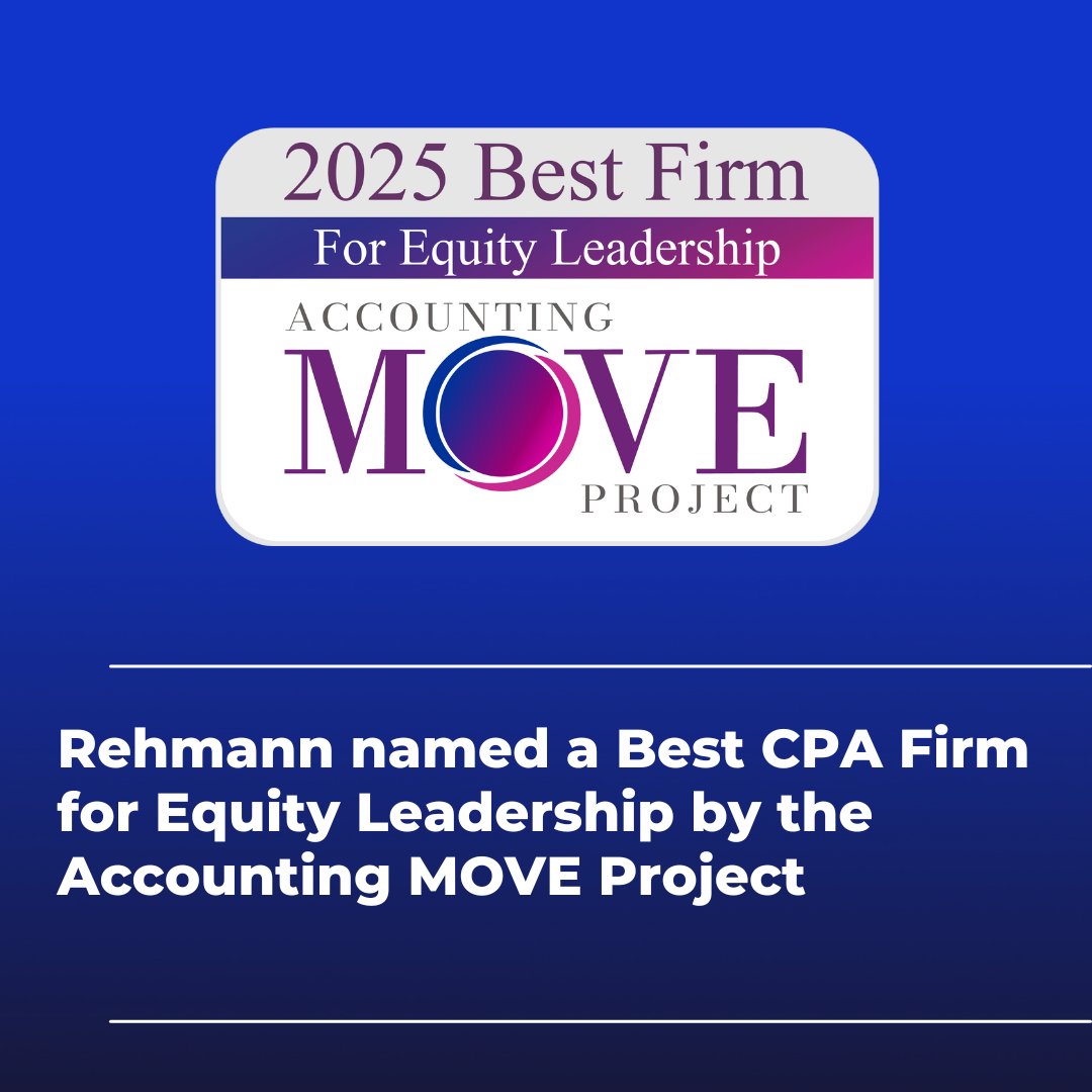 fordney14's tweet photo. Congratulations to Rehmann for being named a 2025 Best CPA Firm for Equity Leadership by the Accounting MOVE Project for the sixth year in a row! https://t.co/jOeJ7LS7T9