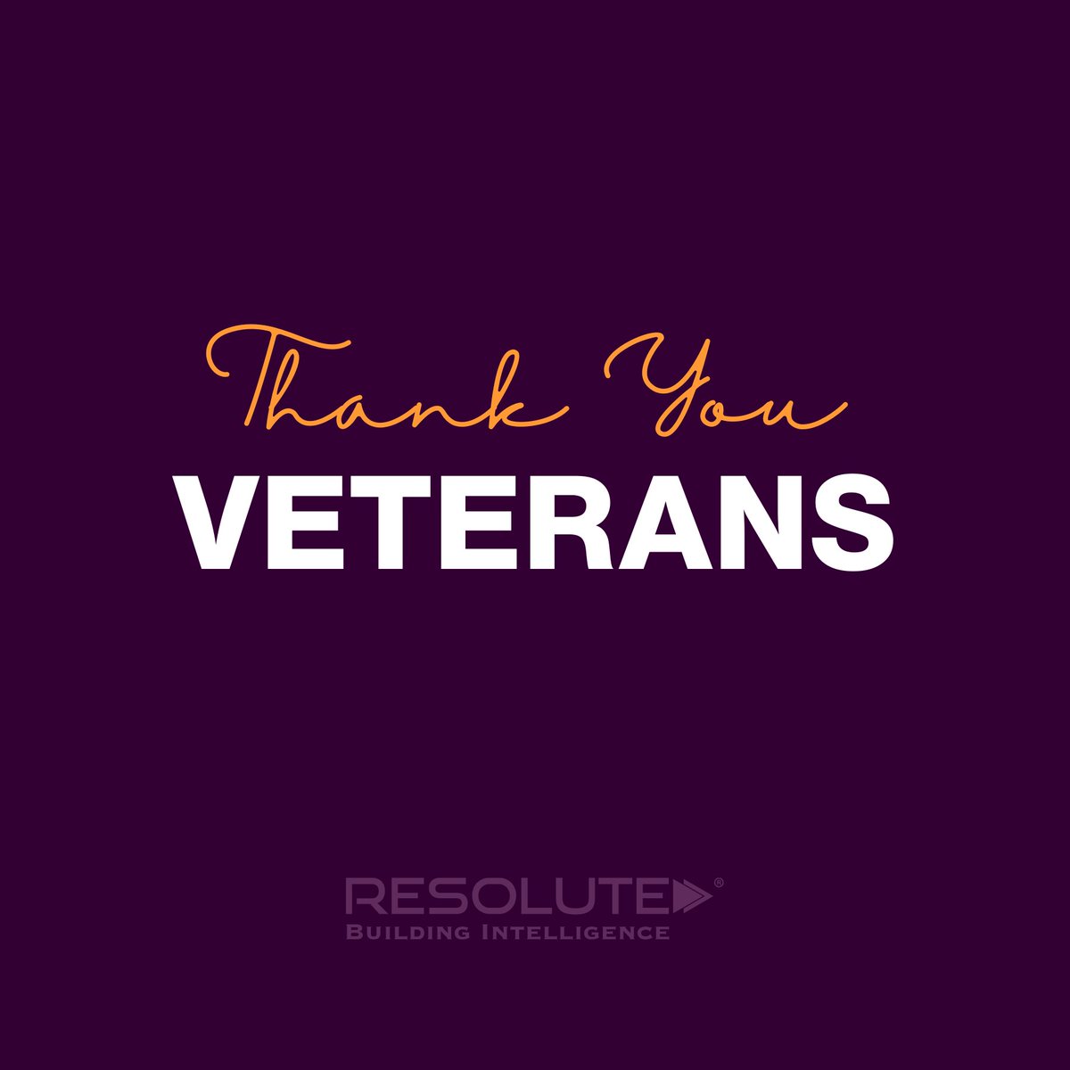 Today and every day: Thank you, Veterans.