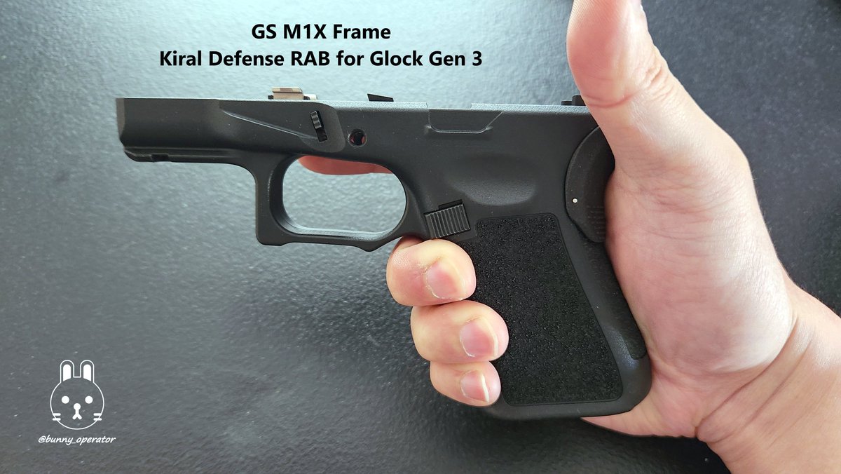 bunny_operator's tweet photo. The Kiral Defense / Noisefighters Reduced Angle Backstrap for Glock Gen 3 fits the @glockstore M1X frame AKA 26X frame.
 
Glock Store has these and other Kiral Defense products, so if you're getting an M1X frame, add this to your cart for a one-stop-shop experience. https://t.co/aPy3i284Jf