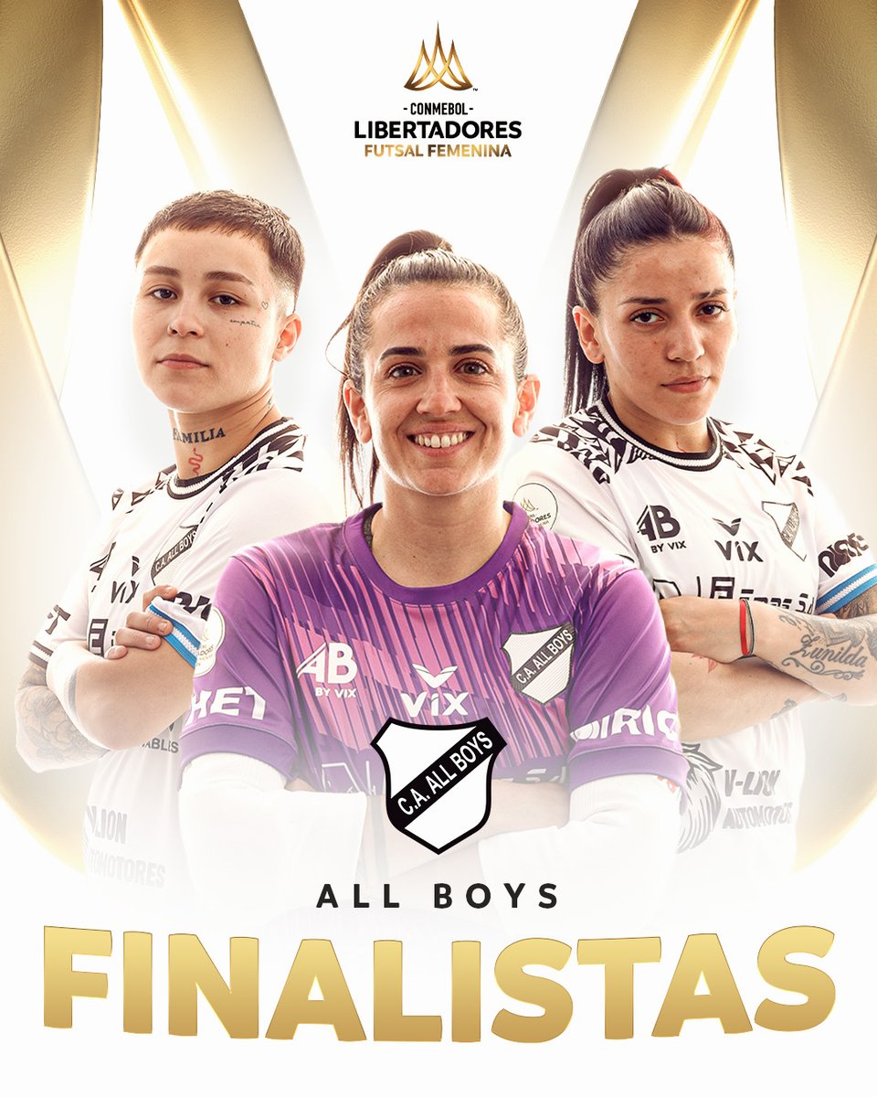 LibertadoresFS's tweet image. ⚫⚪🏆¡Historia desde Floresta! En su primera participación en la CONMEBOL #LibertadoresFSFem, 🇦🇷 @allboys_futsal  clasificó a la Final del torneo.