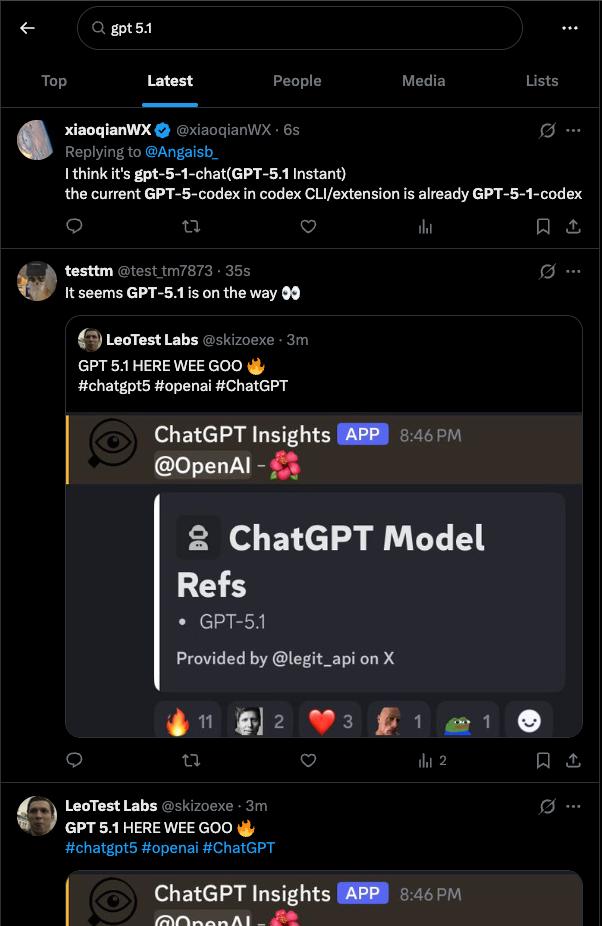 shinoonasam's tweet image. Everyone is talking about GPT 5.1.

GPT 5.1 is more powerful than all other versions.

Let's cook this narrative 

6LUDytrkExg3PrXtYFvAatyDP3L9U34Pi6tAZxy4pump