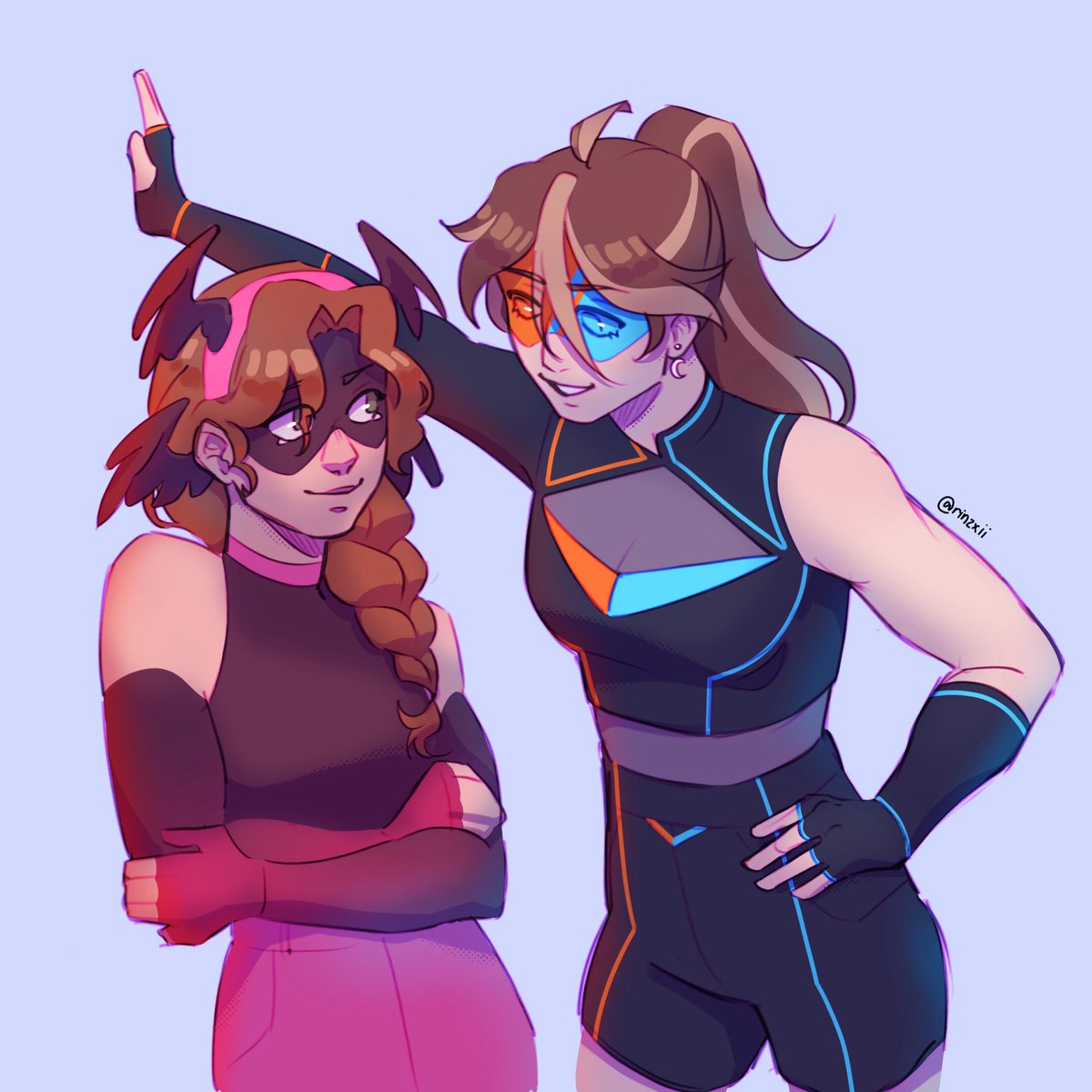 rinzxii's tweet image. Day 3-4: Costume #DDVAUvember2025 #ddvau #ddvaufanart