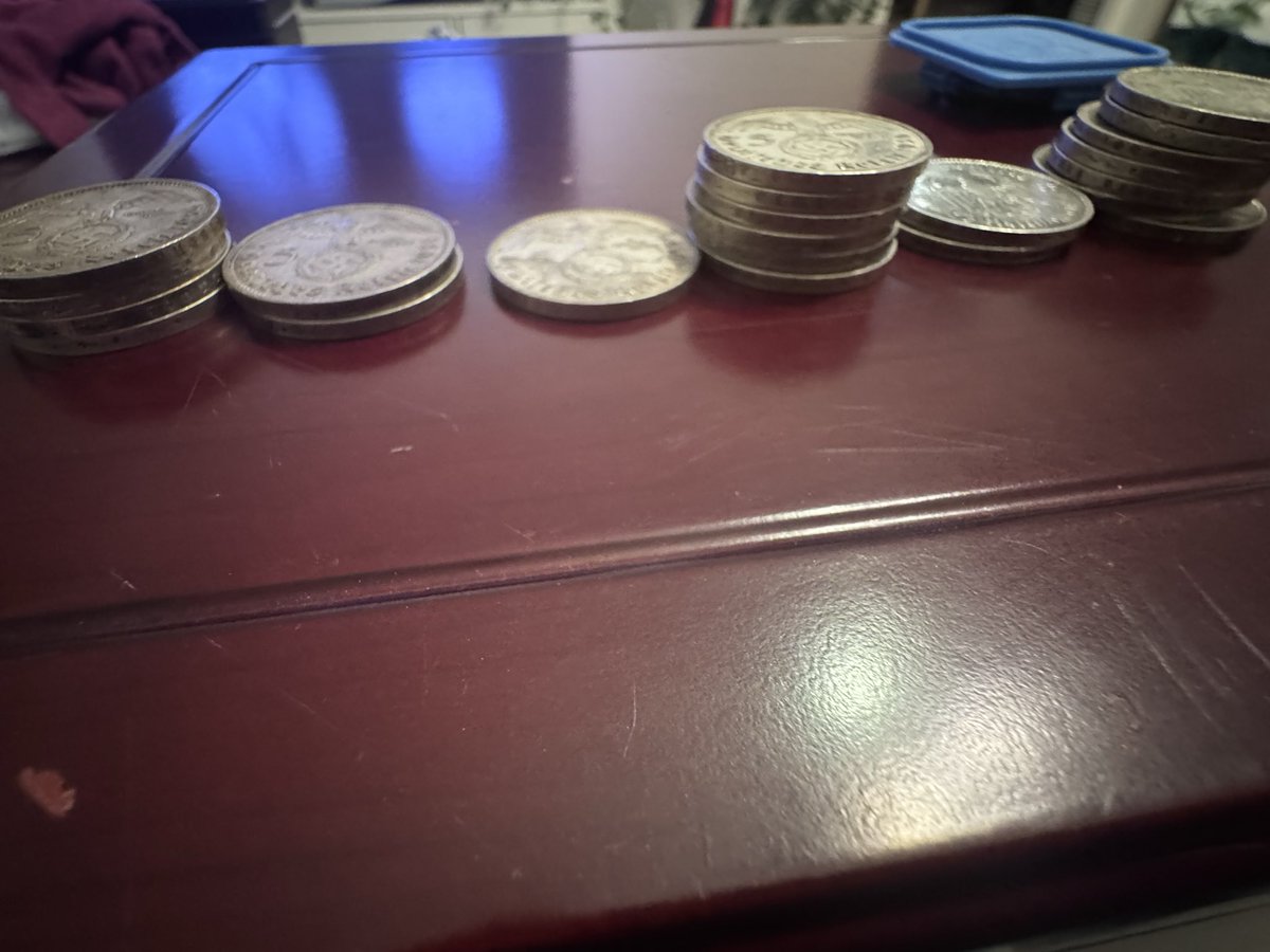 eustacker's tweet image. Junk Silver Reichmark coins from Pre WW2 Nazi Germany stack is growing strong!! Now all minted years in possession. 
💪🏻 
#Collectibles #NaziCoins