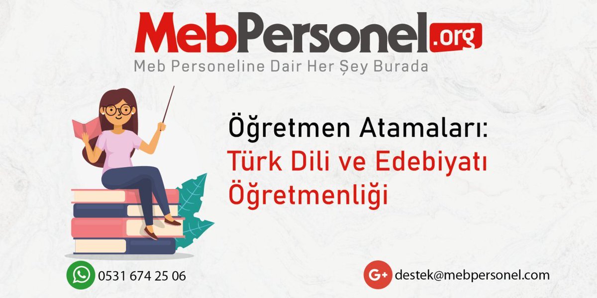 ✅ Türk Dili ve Edebiyatı Branşı Öğretmen Atamalarında Kontenjan Beklentileri
➡ mebpersonel.net/meb-personel/t…