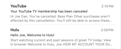 JoeDanMedia's tweet photo. Hey @YouTubeTV 

The only reason I subscribed in the 1st place is sports.  Everything else on your streaming service is garbage.

I don't care whose fault it is. Youe took my football from me in the heat of the football season
 AND the opening of college basketball?

Bye... https://t.co/qDboZOFxSm