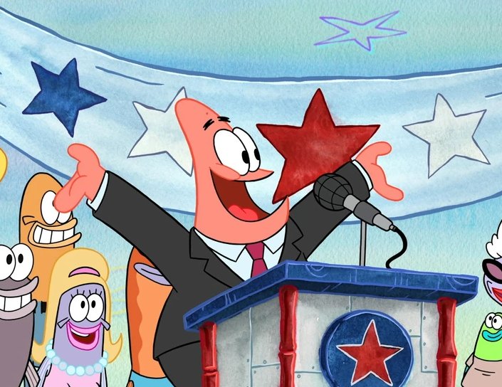 BB_PatrickStar's tweet photo. It's a time we all vote #PatrickKrabs2025 for the good of Bikini Bottom! https://t.co/n8LMfIkWvc
