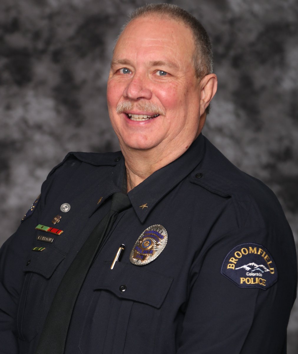 BroomfieldPD's tweet photo. It is with deep sadness that the Broomfield Police Department shares the news of the passing of retired BPD Commander Tom Hartman, who served the City and County of Broomfield from 1986 to 2021. He passed away in his sleep this morning after a long battle with cancer. Commander Hartman dedicated his career to serving and protecting the community in a variety of assignments including Patrol, Investigations, Detention and more. Commander Hartman had an extensive list of commendations and awards that spanned his 35 years. Our thoughts are with his family, friends and former colleagues during this difficult time. Funeral and memorial service arrangements will be shared when they are available. 💙