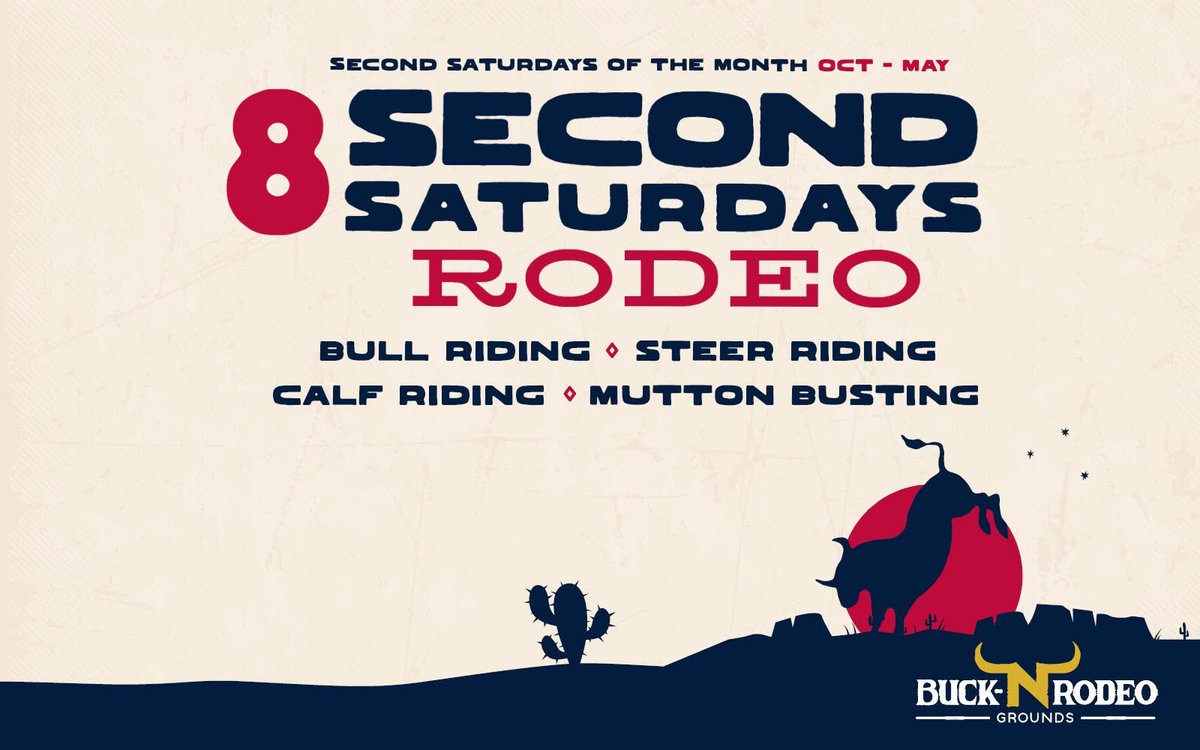RawhideAZ's tweet photo. TOMORROW NIGHT ➡️ 8 seconds can change everything. Be at Buck N Rodeo Grounds at Rawhide for 8 second Saturday's 🤠🌙 hold on tight, it will be a wild one! 🏜

⭐Know someone who wants to compete in the rodeo? Please text RS RODEO @ 480-818-9635

Doors: 6pm 🤠 Rodeo Starts: 7:00 https://t.co/hcagyaOBqB