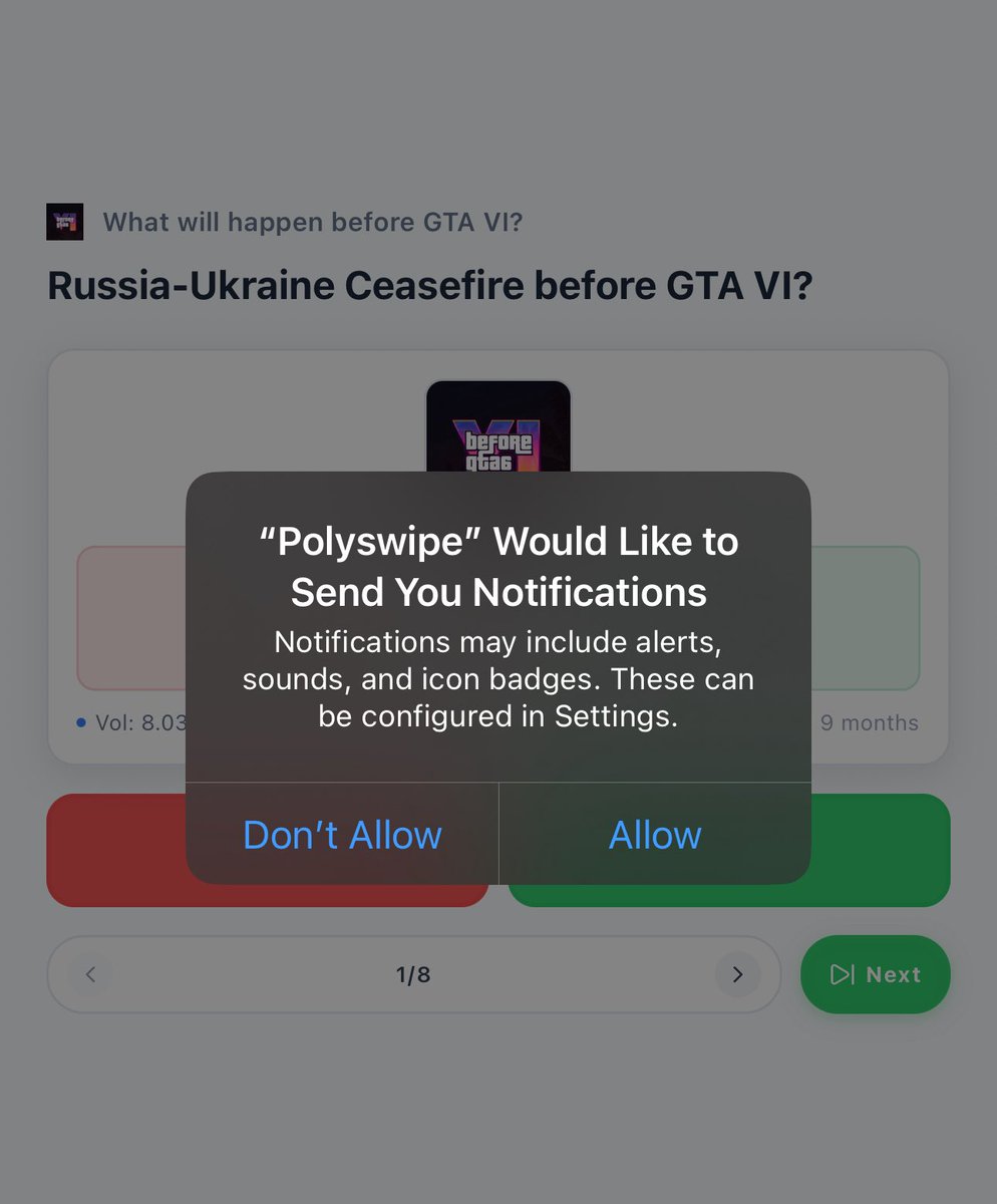 Resypto's tweet image. 🤗
$SWIPE 💙 @polyswipe_app 
#PredictionMarkets #Polymarket