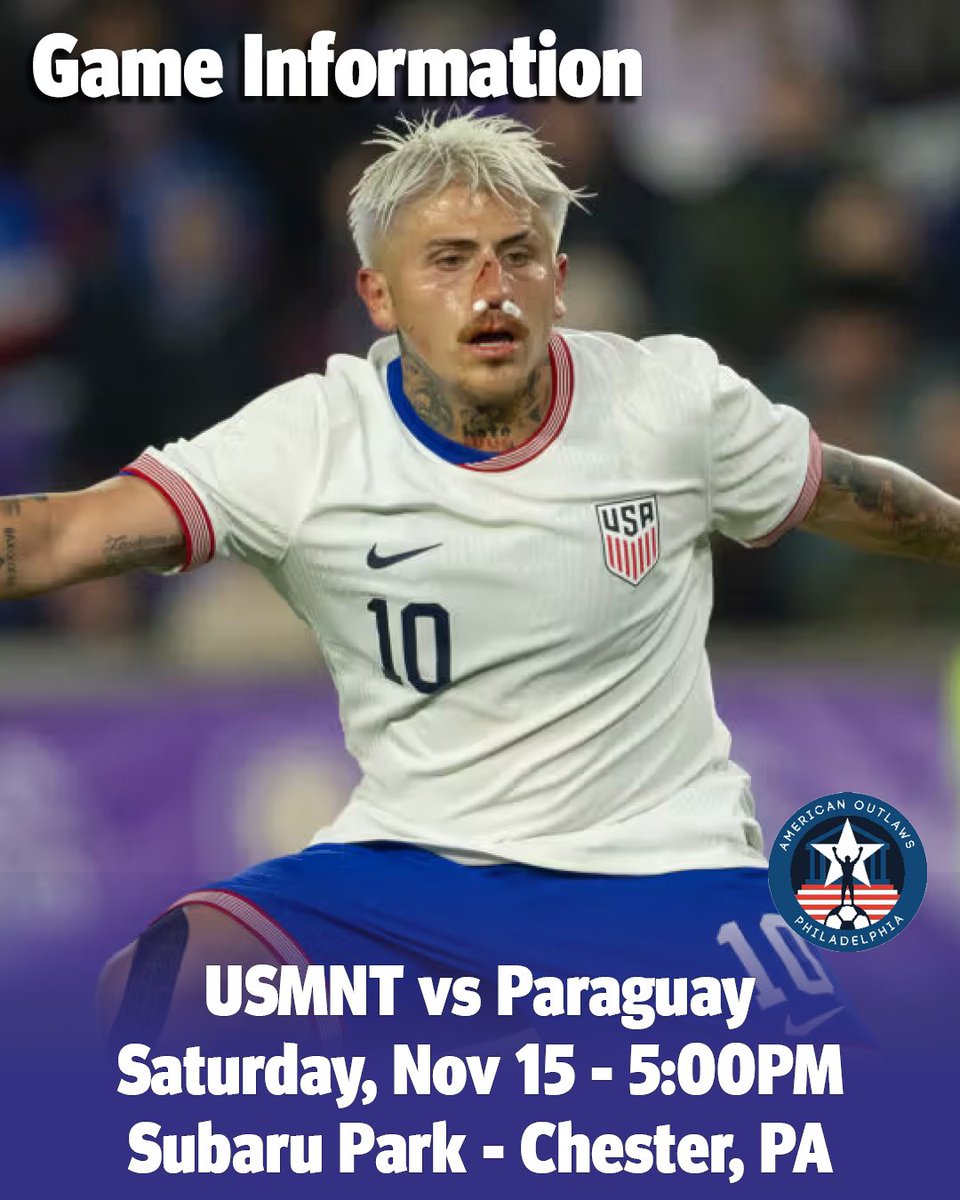 AOPhillyChapter's tweet image. Fri, Nov 14 - 6:00PM - 9:00PM -Night Before Party, @toptomatobar 116 S 11th St, Philadelphia
Pre-game Tailgate - 1:00PM - 4:00PM - Sons of Ben Lot (Lot E) $5 donation gets you food, snacks, soda, and beer (must be 21) - Venmo preferred! @americanoutlaws
March will leave at 3:45PM