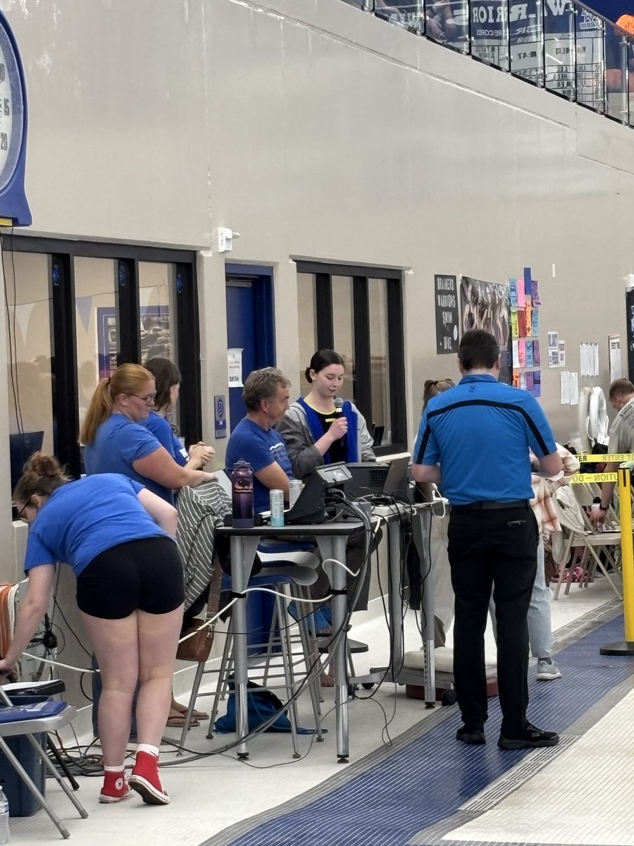 All set for Section 8AA Girls Swimming and Diving! Good luck to all teams. Thank you to our Event Staff for being great hosts.

#WarriorProud