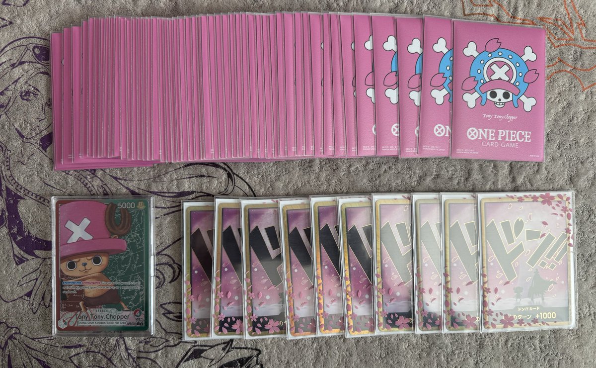 Just got new sleeves from <a href="/E_S_Collectible/">Exp. Share Collectible</a> 🔥🔥

Ready for OP-13 😤