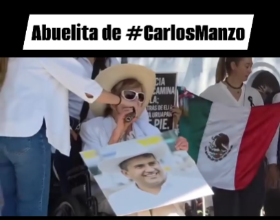 #Michoacán | 🕊️ La abuelita de Carlos Manzo encabeza mega movilización en Uruapan y pide justicia entre lágrimas 💔