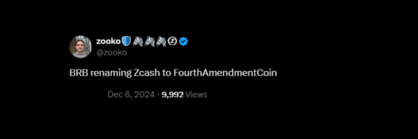 TheNFTBoi6's tweet photo. ZCash at $800 USD per coin

ZCash founder's 2nd name given to his own coin at = ???

You decide 

Send it higher

7KwfdheyFG3zPB9N1LaX8Y3DRNpE5QjBvFEVJxaopump https://t.co/2Drerk9MiB