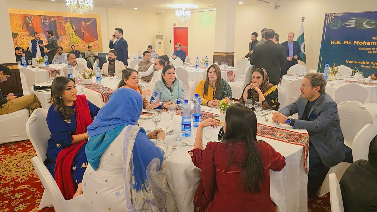 Sindh Assembly Speaker hosted a reception in honor of the Iranian Parliament delegation, highlighting deep cultural and parliamentary relations between both nations.

<a href="/Sadiajavedppp/">Sadiajaved</a>
<a href="/HeerSoho/">Heer Soho</a>
<a href="/SumetaSyed/">Sumeta Afzal Syed</a>
<a href="/BakhtawarBZ/">Bakhtawar B-Zardari</a> <a href="/AseefaBZ/">Aseefa B Zardari</a> <a href="/BBhuttoZardari/">Bilawal Bhutto Zardari</a> <a href="/FaryalTalpurPk/">Faryal Talpur</a>