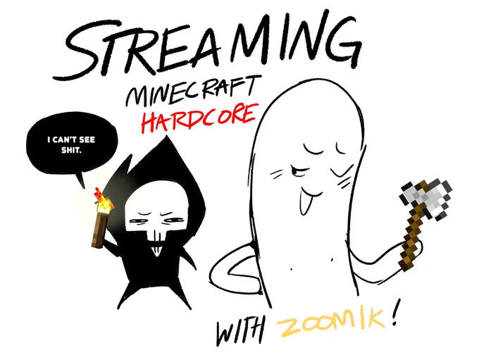 ok we switching to minecraft hardcore !!! 