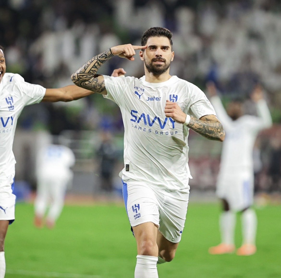 مبروك للأمه الهلاليه 
الفوز 💙💙💙
ضغطهم ضغط 👏🏻👏🏻 #الهلال_النجمه