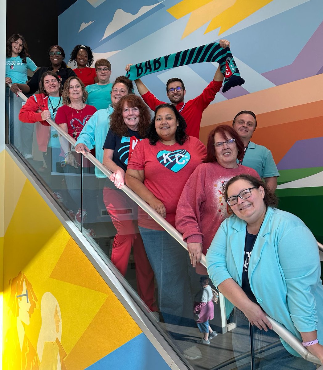 It is Teal Takeover Day at Beacon Mental Health!  We are ready to support the KC Current in their playoff run! #KCBABY #CURRENTRISING