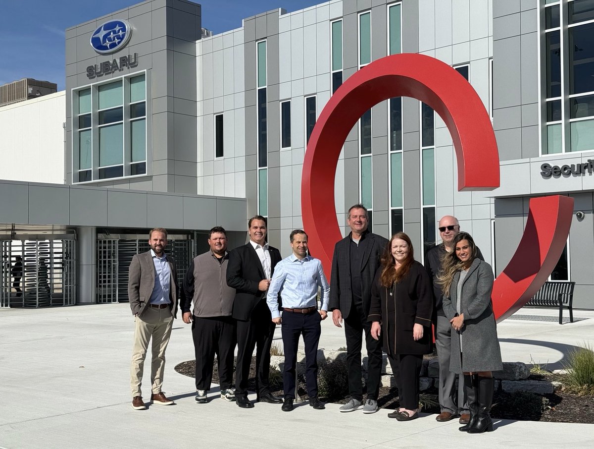 Thank you to <a href="/BeauBaird765/">Beau Baird</a>, <a href="/SpencerDeery/">Spencer Deery</a>, &amp; Rep. Mark Genda for recently touring our client Subaru of Indiana Automotive’s facility. We, <a href="/autosinnovate/">Alliance for Automotive Innovation</a>, &amp; <a href="/IMA1901/">Indiana Manufacturers Association</a> appreciated the opportunity to update them on current successes and challenges in the auto manufacturing industry.