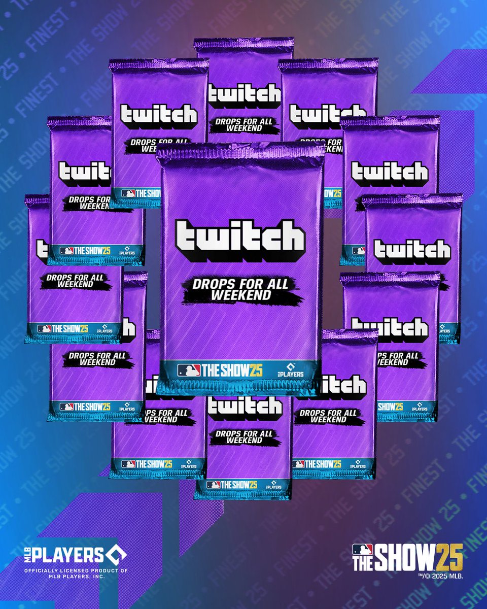 MLBTheShow's tweet image. Twitch Drops for all WEEKEND! 🔥
Twitch Drops for all WEEKEND! 🔥
Twitch Drops for all WEEKEND! 🔥
Twitch Drops for all WEEKEND! 🔥
Twitch Drops for all WEEKEND! 🔥

#MLBTheShow