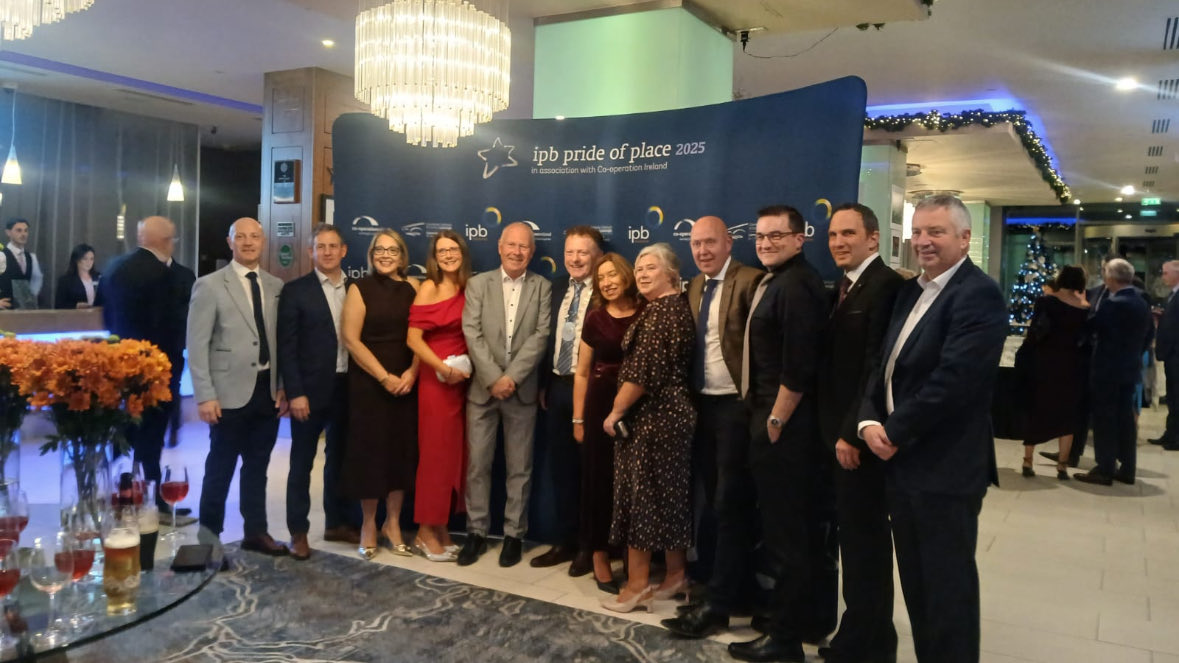 A fantastic night for Edgeworthstown who are nominated for a national IPB award tonight # ipbpop2025