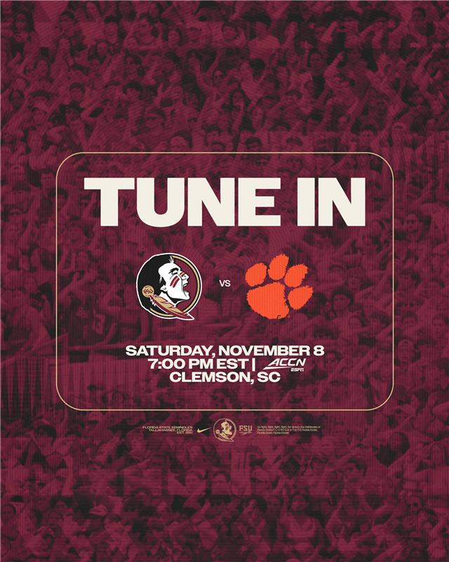 Seminoles's tweet image. Tune in to tonight's @FSUFootball game ⤵️ 

📺noles.co/47Ii75s

#GoNoles | #KeepCLIMBing