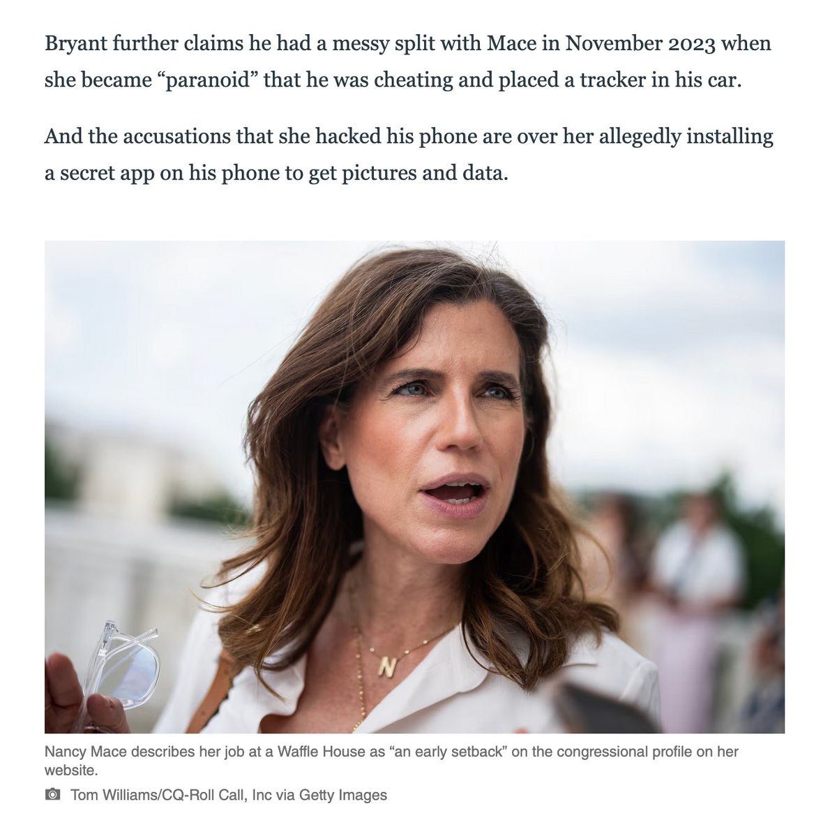 AngelGoulet's tweet photo. @FoxNews #GOPSleaze
https://t.co/m1JEsaHPRn
#NancyMace https://t.co/7ryoH1dye2