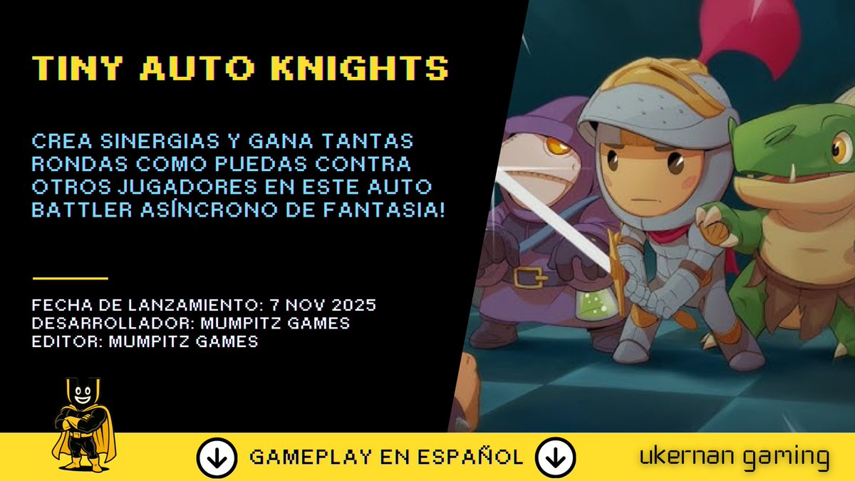 Tiny Auto Knights #juegosindie <a href="/mumpitzgames/">Mumpitz Games</a>