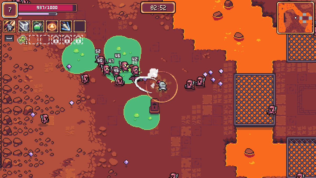 QuickstrawGames's tweet image. Hey #pitchyagame 

Survivors Guild is an online co-op bullet heaven where you:

🫡party up with your friends
☠️defeat bosses
🏅complete quests
⚒️craft unique builds

steam link in bio