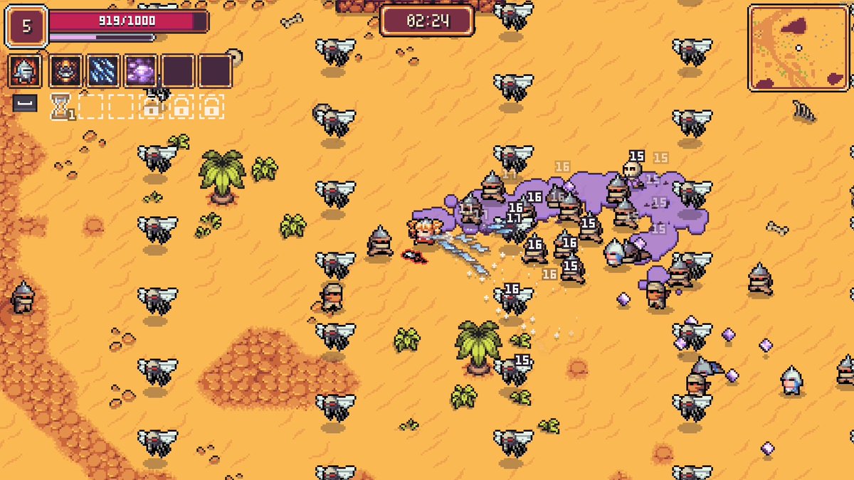 QuickstrawGames's tweet image. Hey #pitchyagame 

Survivors Guild is an online co-op bullet heaven where you:

🫡party up with your friends
☠️defeat bosses
🏅complete quests
⚒️craft unique builds

steam link in bio