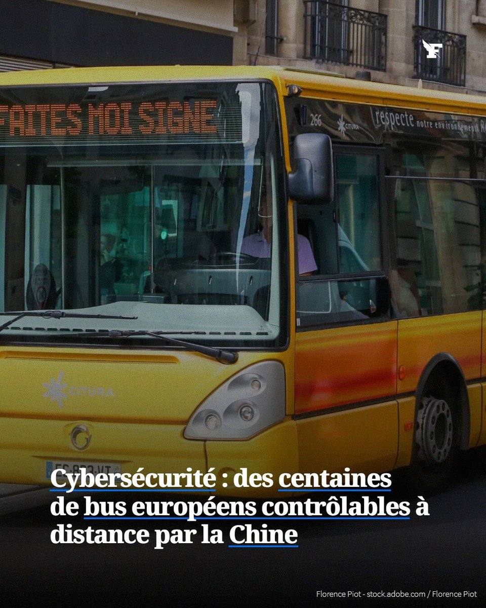 La Norvège a découvert que 850 bus électriques peuvent être arrêtés à distance par leur fabricant chinois, exposant le système de transport en commun à un risque majeur de cybersécurité.→l.lefigaro.fr/Ryvw