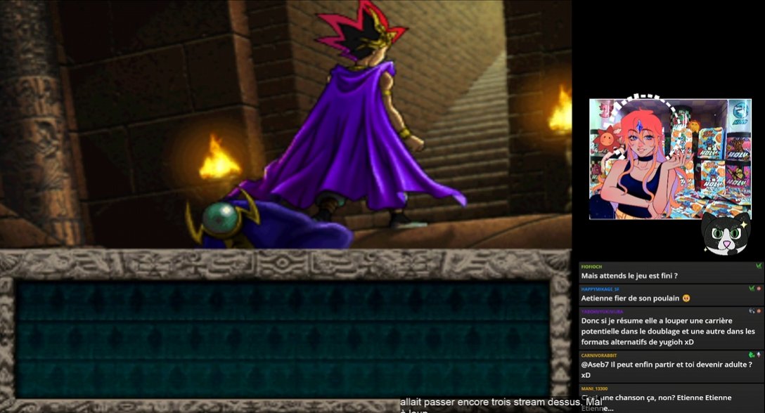 Après 7 streams, on a fini Yu-Gi-Oh! Forbidden Memories en 3 tentatives sur le Final 7 
Merci Coach <a href="/AEtienneSR/">GW Ætienne</a> (je tente le speedrun 15 cards soon)