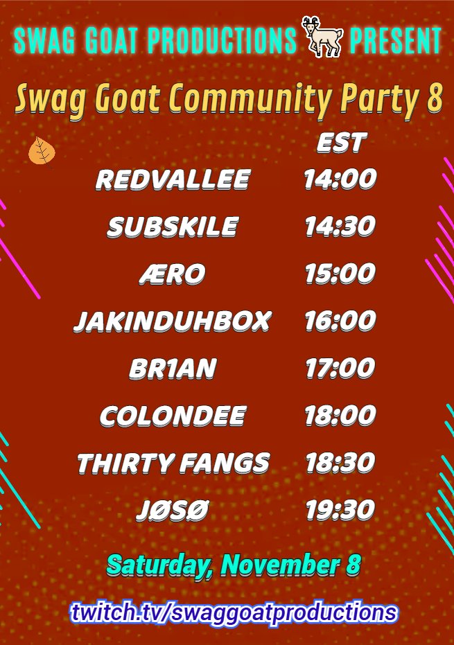 Swag Goat Productions tweet media