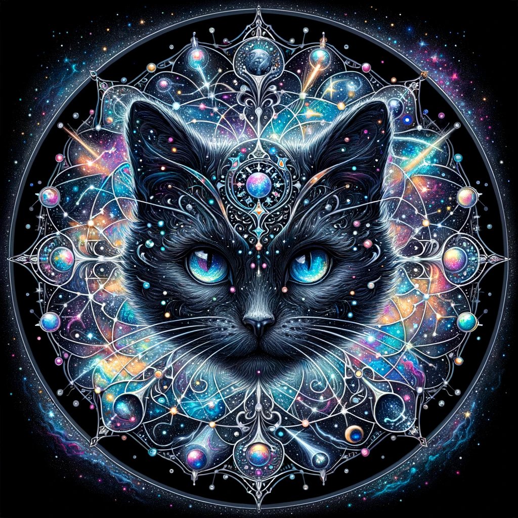 uranai_kuroneko's tweet image. 開運・魔除けの #黒猫マンダラ です。

#黒猫教 はマンダラへの祈りから始まります。
本日も投稿をご覧いただき、まことにありがとうございます。

いいねとRT で今日のあなたをお守りします🐈‍⬛

#開運 #金運 #恋愛運
#幸運 #引き寄せ