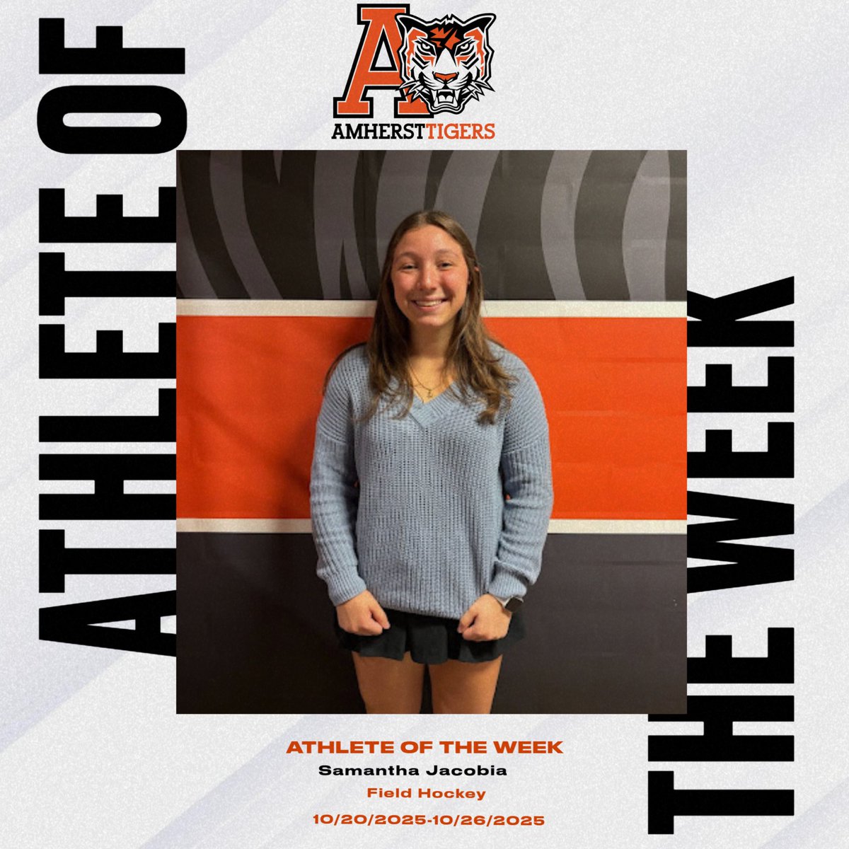 Congrats Samantha!! 🐅 🏑