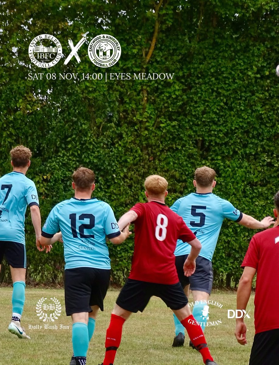 interbelper's tweet image. Tomorrow we are back to @CentralMidsAll  action and face Eastwood &amp;amp; Kimberley FC, a side new to our division.