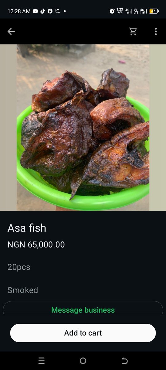 h_okolobe's tweet photo. These are straight from natural water habitats  in the Nigeria Delta Creek

Sourced from local fishermen, cleaned, seasoned and dried to last for weeks 

All are available, we Deliver Worldwide🌍

Place your orders

08109790578

Bayelsa

#FindBelieve
#ElshaFoodz
#Africanstores https://t.co/rfBQUNdODz