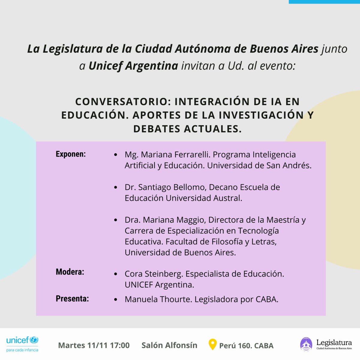 🔔 El próximo martes 11/11 los invitamos a participar en el Conversatorio sobre integración de IA en educación: aportes de la investigación y debates actuales. Participan: <a href="/FerrarelliM/">Marian Ferrarelli</a> <a href="/marianamaggio/">Mariana Maggio</a> #santiagobellomo
 Inscripción 👇🏻forms.office.com/e/5x27eAbX5s 
¡Los esperamos!
