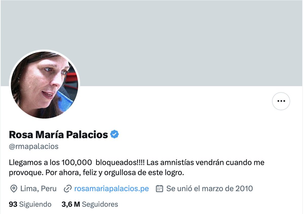 HoyLibres's tweet photo. Cuando la Gordita no tiene argumentos para responder una idea anti progre y comunista,  te bloquea.
A mi no me aguanto ni un mes.
@rmapalacios dice ser instruida, en mi opinión solo desinforma con tal seguridad que muchos ignorantes le creen. Solo aporta a la destrucción del Perú https://t.co/19JMi3ILvX