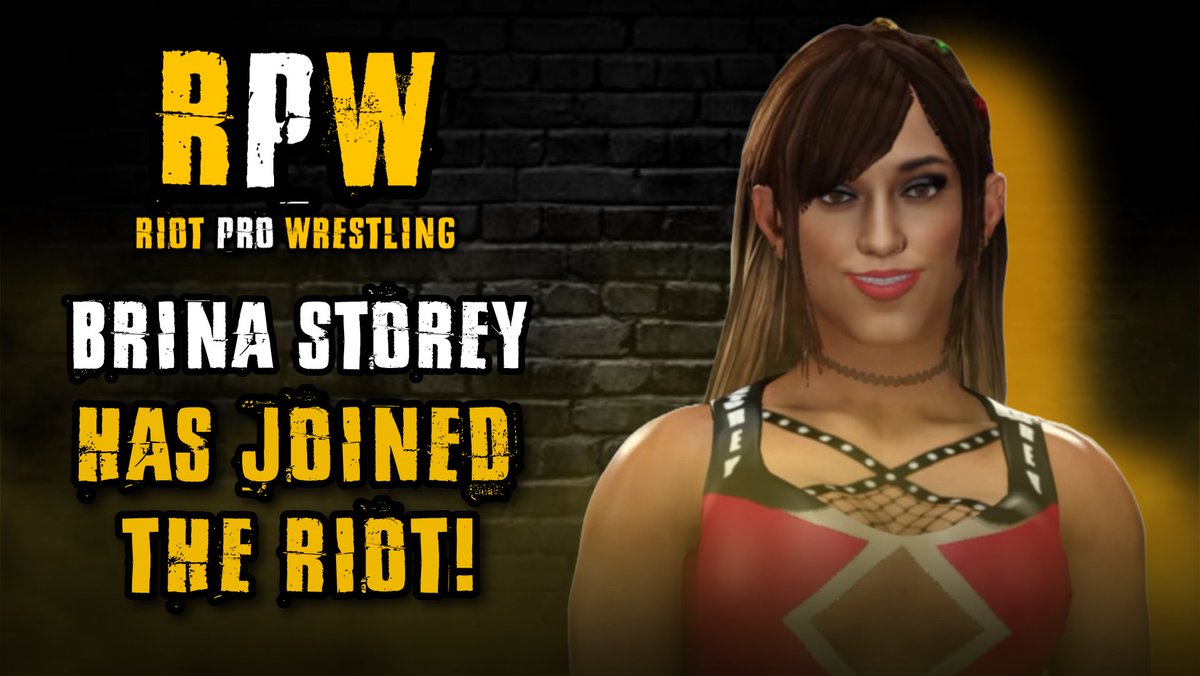 BREAKING NEWS!

<a href="/BrinaStorey/">𝙏𝙝𝙚 𝘿.𝘾. 𝘿𝙮𝙣𝙖𝙢𝙤 🤘</a> has JOINED THE RIOT!

Storey is one of the fastest rising stars today! RHW, HAVOC, CMV, and more have gotten to see what  Brina is all about.

The Greatest Storey Ever Told is looking to have a new chapter added in RPW! 

#JOINTHERIOT #RiotPro