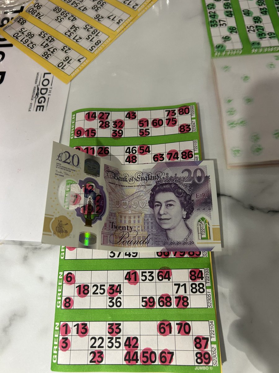 pstacey11's tweet image. That’s me going wild on my winnings tonight!

#bingowinner
#firsttimeforeverything
