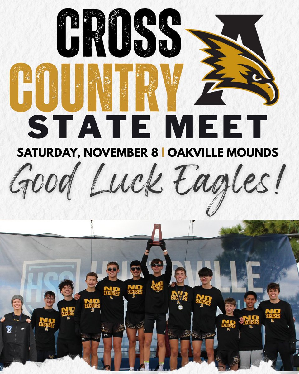 AHS_Alabama's tweet image. GOOD LUCK to our Athens High School Cross Country team as they take on AHSAA STATE on Saturday, November 8, at Oakville Mounds. #goEagles #runfast  #athensproud